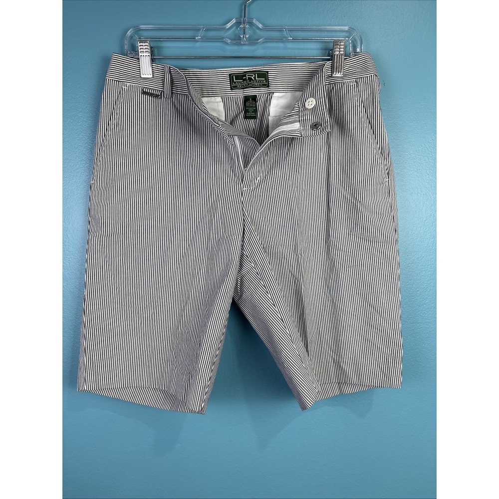 Lauren Ralph Lauren Active Women's Shorts Conductor Stripe Size 6 Vintage